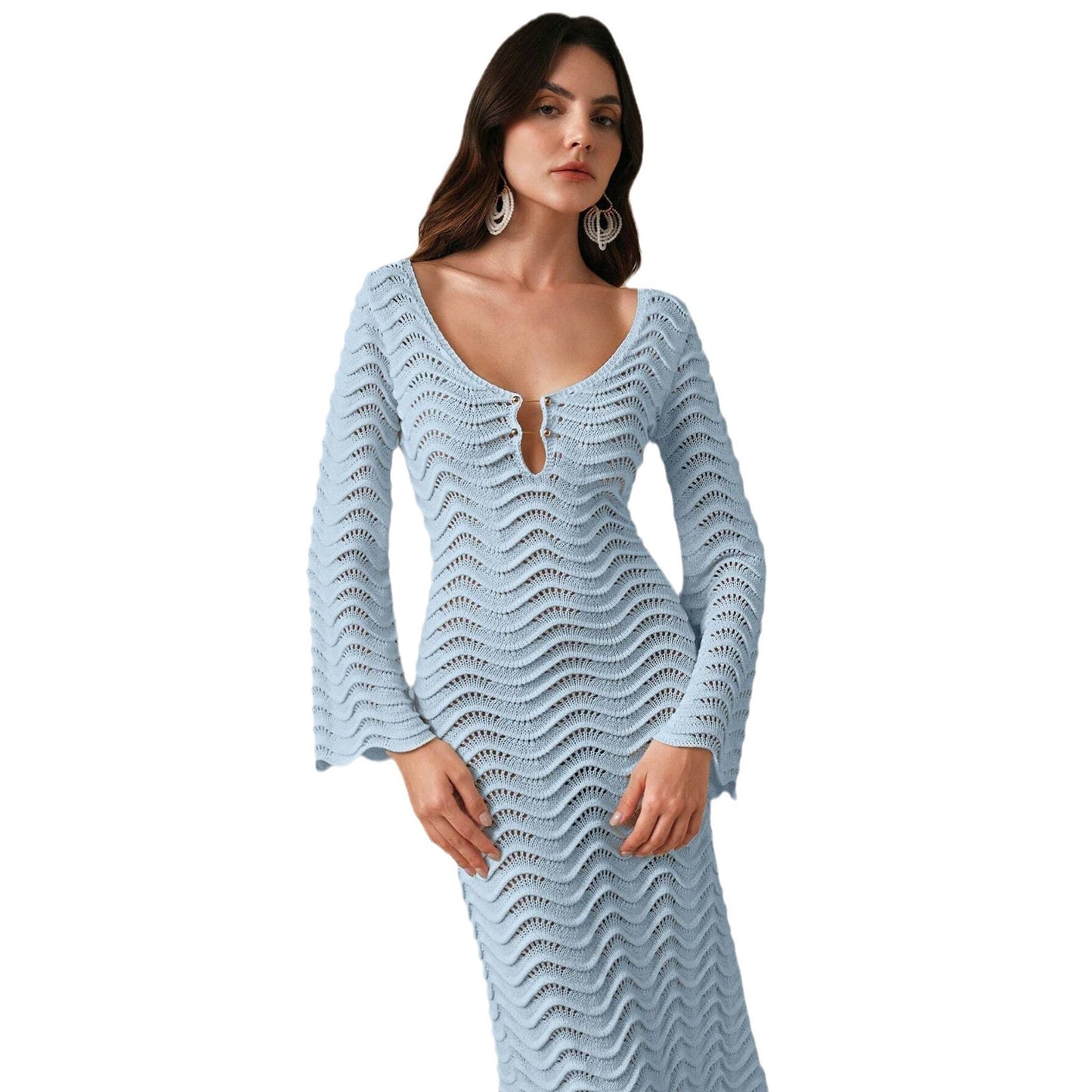 Isarelle Knitted Beach Cover-up