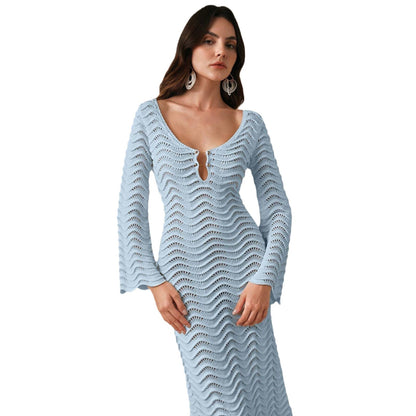 Isarelle Knitted Beach Cover-up