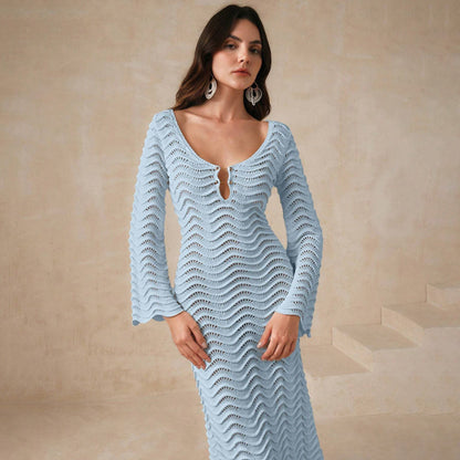 Isarelle Knitted Beach Cover-up